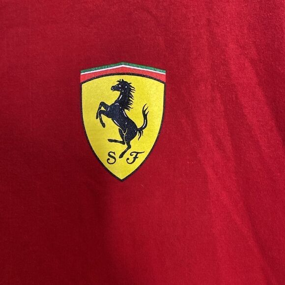 FERRARI Men’s Official Licensed Product Red T Shirt Size XXL - Picture 2 of 6